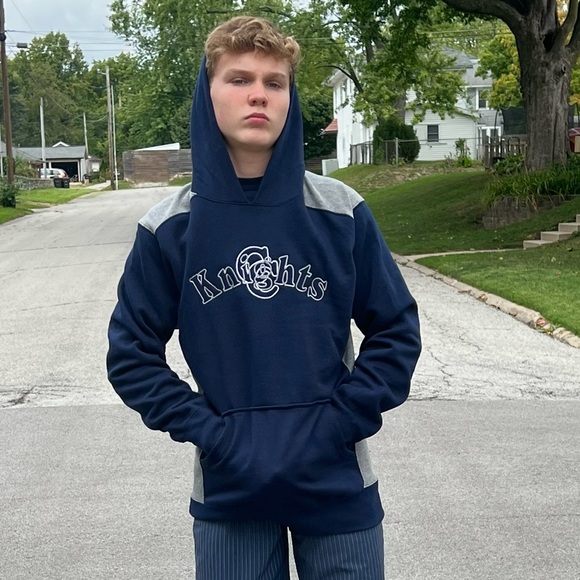 CC Knights Navy Blue Hoodie SZ M! NEW! - Picture 2 of 14